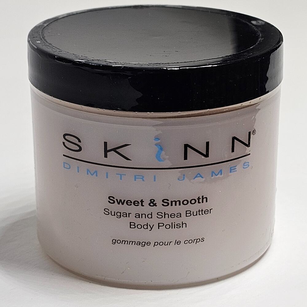 SKINN Sweet & Smooth Sugar and Shea Butter Body Polish by Dimitri James 4 oz NEW